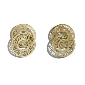 Infinite Earrings Brass