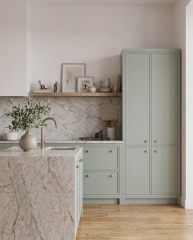 Olive & Olive & Barr Skinny Shaker Kitchen Cabinetry From £12,000 (oliveandbarr.com)