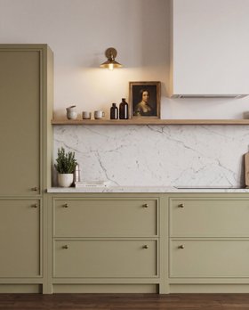 Olive & Olive & Barr Skinny Shaker Kitchen Cabinetry From £12,000 (oliveandbarr.com)