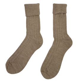 Natural Alpaca Bed Socks
