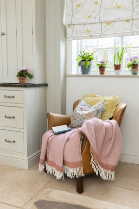 Dusty Rose Eco Lambswool Throw