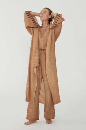 Brown Pants & Top Set (#3121)