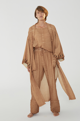 Brown Pants & Top Set (#3121)