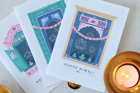 Eastern Windows Diwali Cards