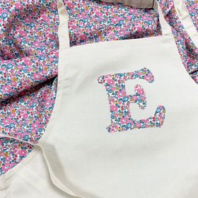  Children's Personalised Liberty of London Initial Apron 