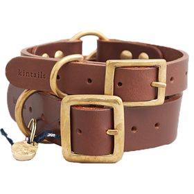 Leather Dog Collar - Brown