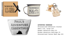 Personalised Travel and Adventure Gifts