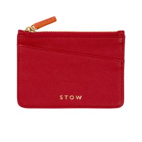 Leather Coin Purse, Ridge Red