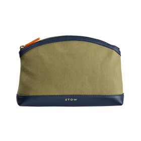  The Wash Bag, Moss & Sapphire Blue