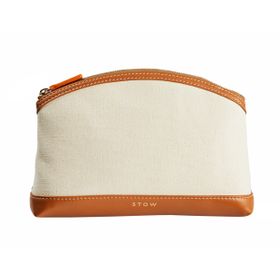  The Wash Bag, Natural & Sahara Tan