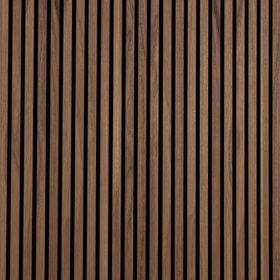 SlatWall Acoustic Sappy Walnut Panel