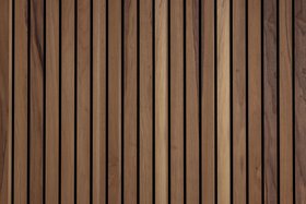 SlatWall Acoustic Sappy Walnut Panel - Grand