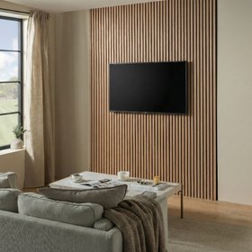 SlatWall Acoustic Light Oak Slatted Wall Panel
