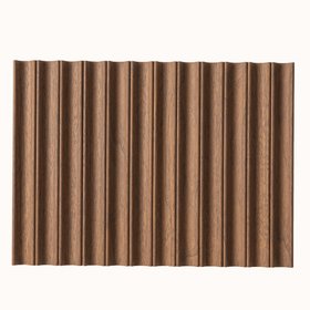 Arborelle Flex Deep Walnut Flexible Fluted Wood Effect Panel