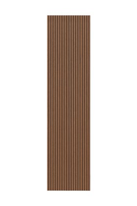 Arborelle Flex Deep Walnut Flexible Reeded Wood Effect Panel