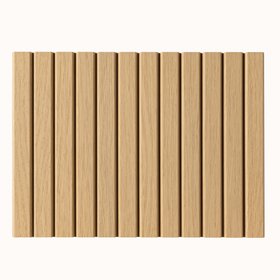 Arborelle Flex Light Oak Flexible Slatted Wood Effect Panel