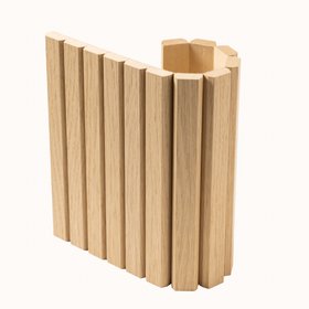 Arborelle Flex Light Oak Flexible Slatted Wood Effect Panel