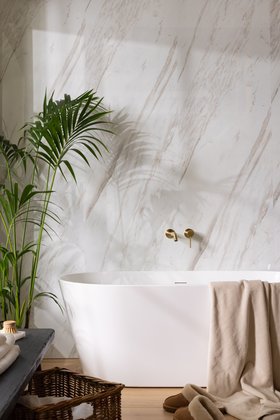 Elemence Calacatta Cream Marble Effect Panel