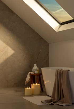 Elemence Limestone Grey Stone Effect Panel