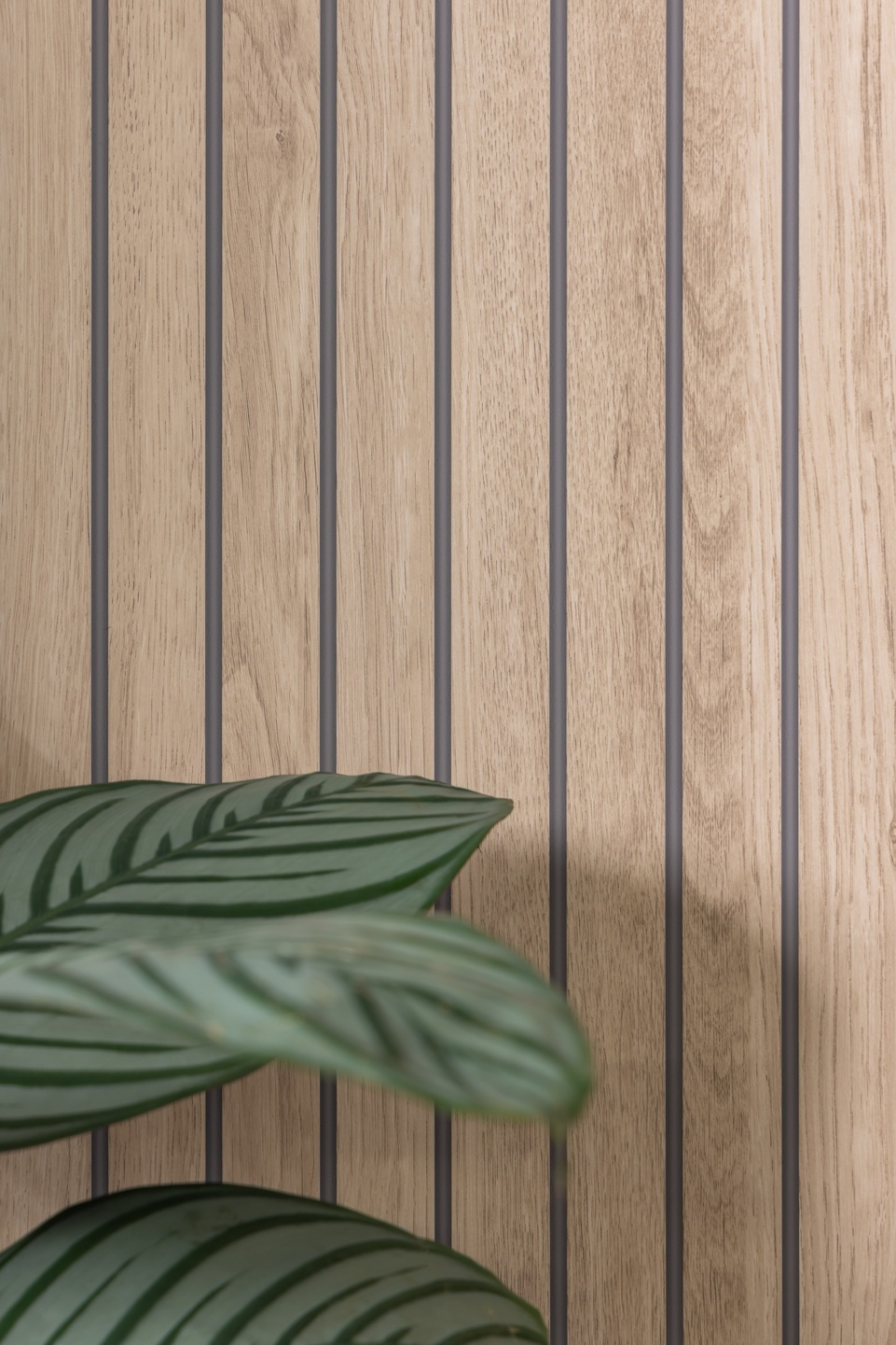 Sivara Oak Slatted Wood Effect PVC Shower Panel
