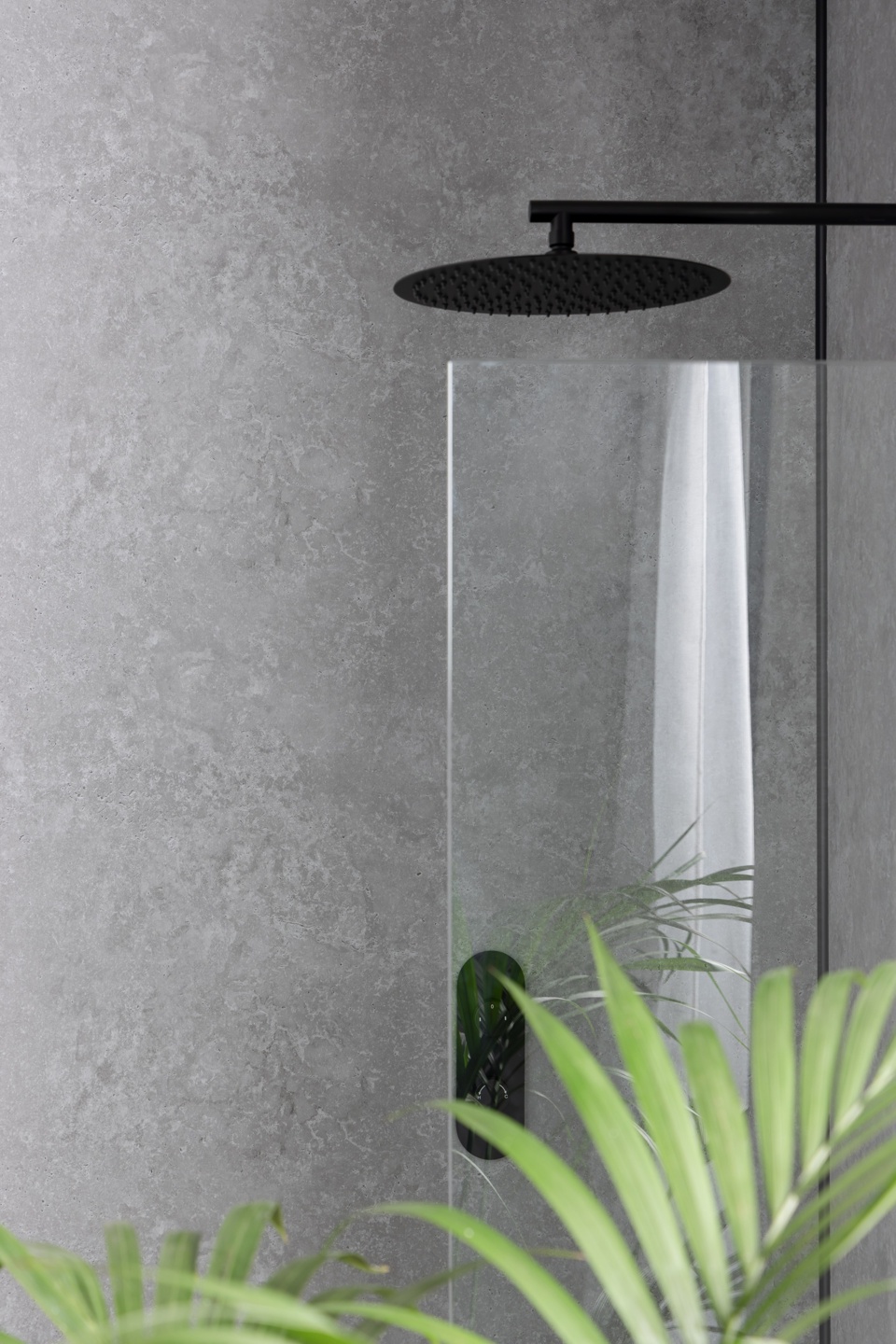 Sivara Concrete Grey Stone Effect PVC Shower Panel