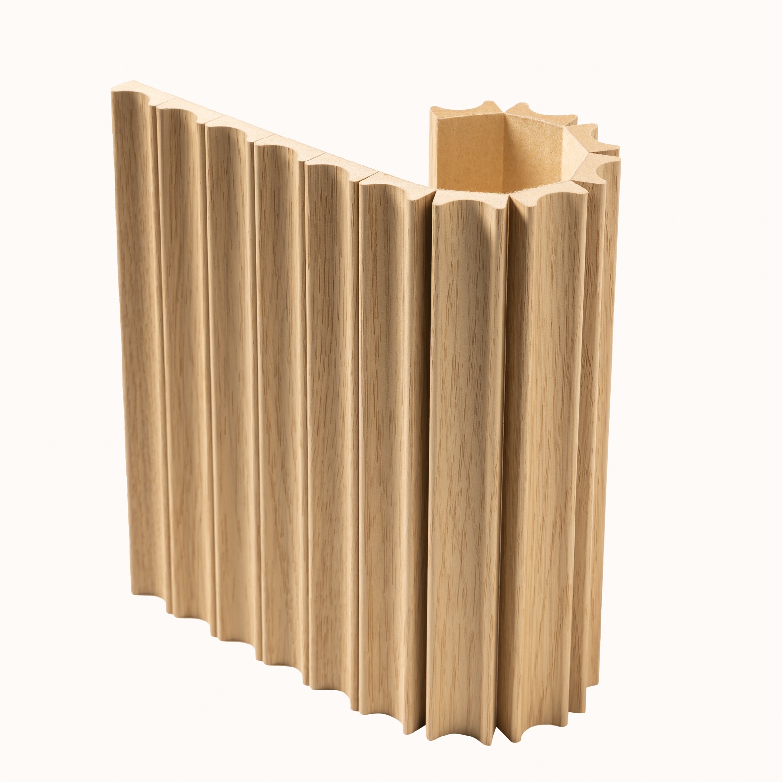 Arborelle Flex Light Oak Flexible Fluted Wood Effect Panel