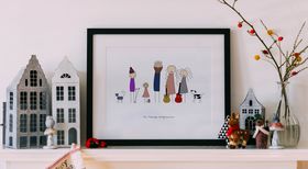 Personalised Family Portrait print - from £20 
