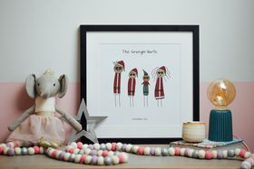 Personalised Family Portrait print - from £20 