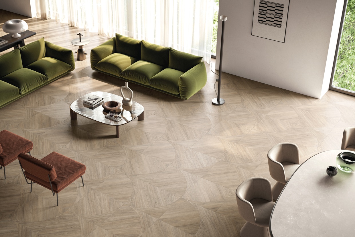 Eik Leaf Natural  60x60