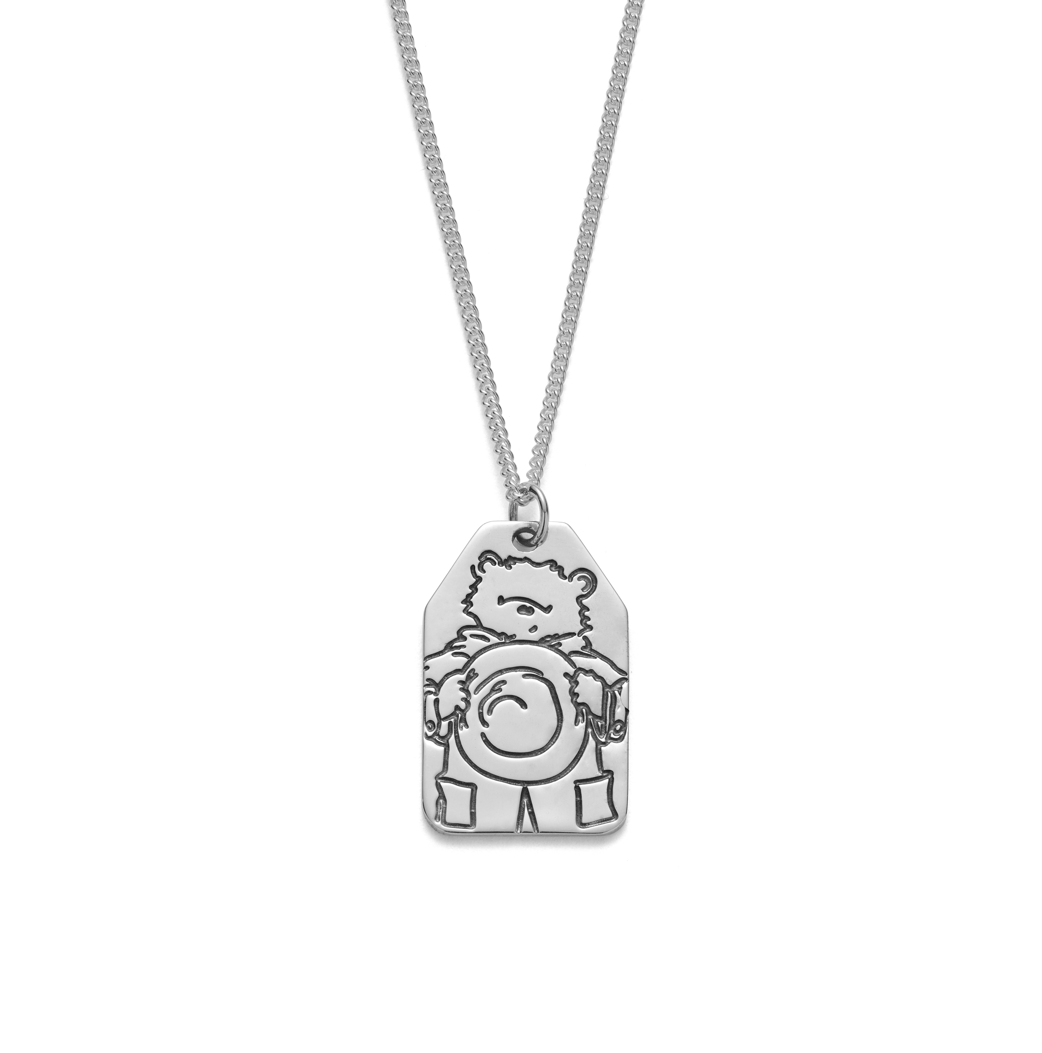 Paddington Luggage Tag Necklace