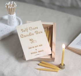 Self Care Candle Box for mindful practices