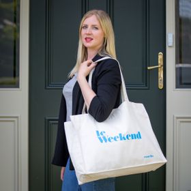 Canelle Le Weekend Large Tote Blue