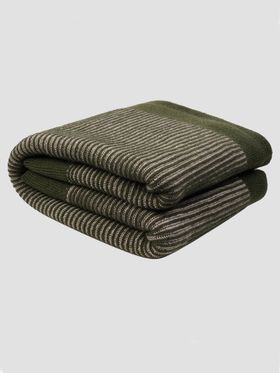 Cedar Green Knitted Throw