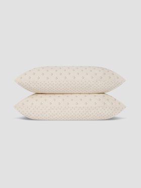 Mellow Green Martha Floral Cotton Pillowcases (Pair)