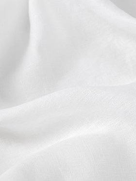 White Linen Blend Fitted Sheet (POS only)