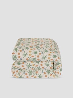 Sage & Mindful Cream Daisy Cotton Duvet Cover