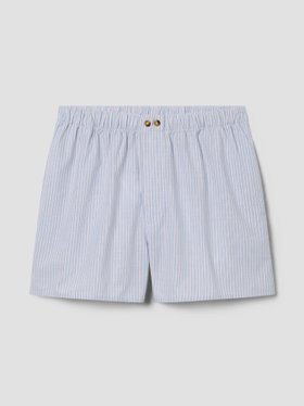 Sky Blue Stripe Cotton Boxer Shorts