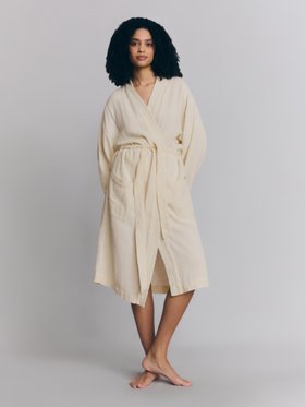 Pearl Cotton Gauze Robe