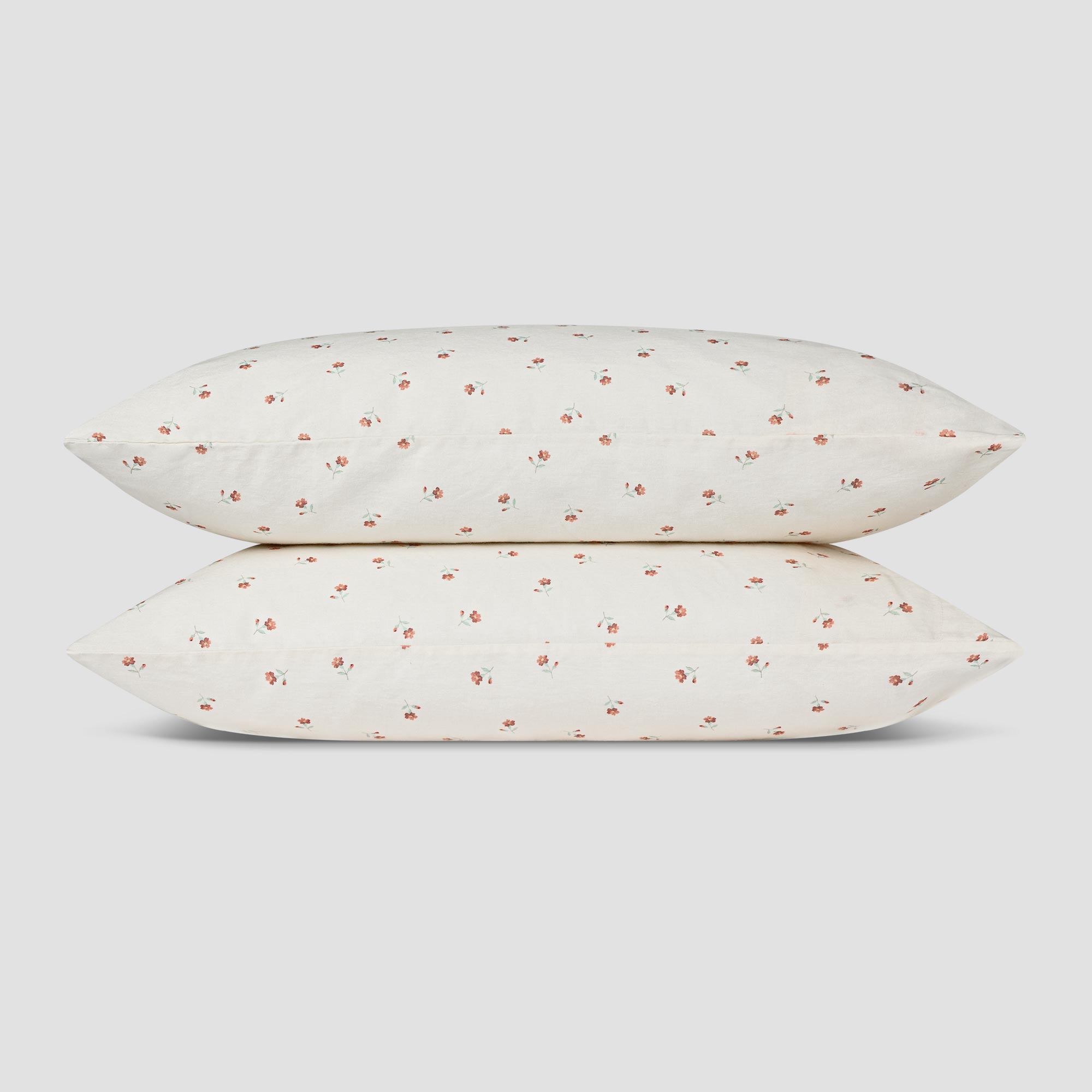 Pearl Posy Bud Linen Blend Pillowcases (Pair)