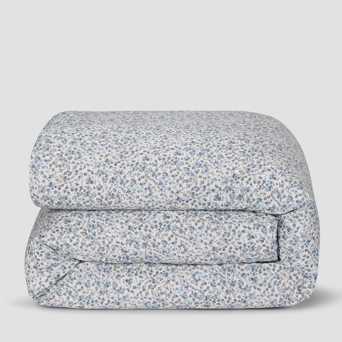 Blue Mini Meadow Cotton Duvet Cover