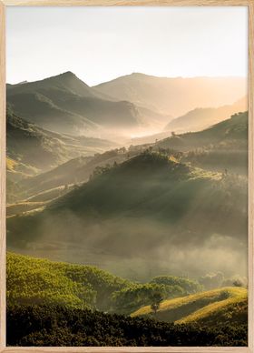 Majestic Mountain View Poster
