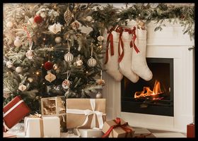 Christmas Morning Poster