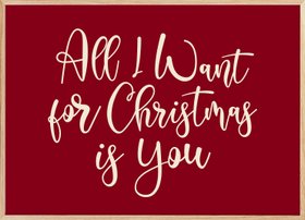 All I Want for Christmas Poster