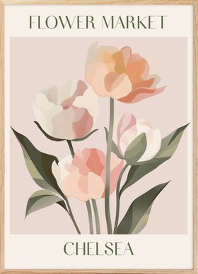 Flower Market Chelsea Poster