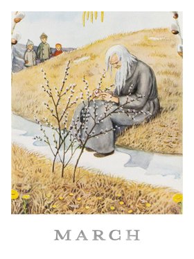Elsa Beskow - March Poster