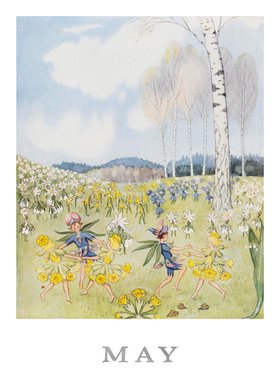 Elsa Beskow - May Poster
