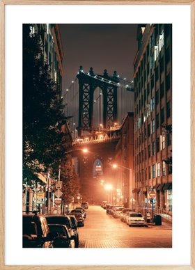 Manhattan by Night Poster