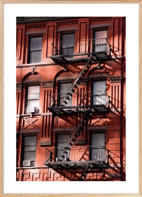 Fire Escape NYC Poster