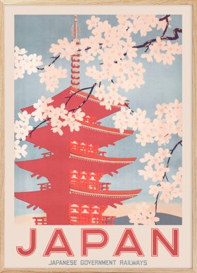 Cherry Blossom in Japan Poster