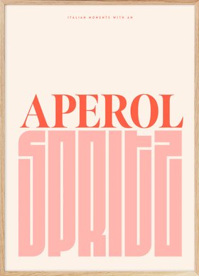 Aperol Spritz Moment Poster